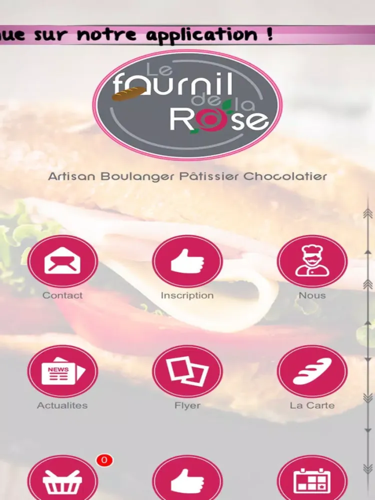 Ảnh chụp màn hình của Le Fournil de la Rose iPad 