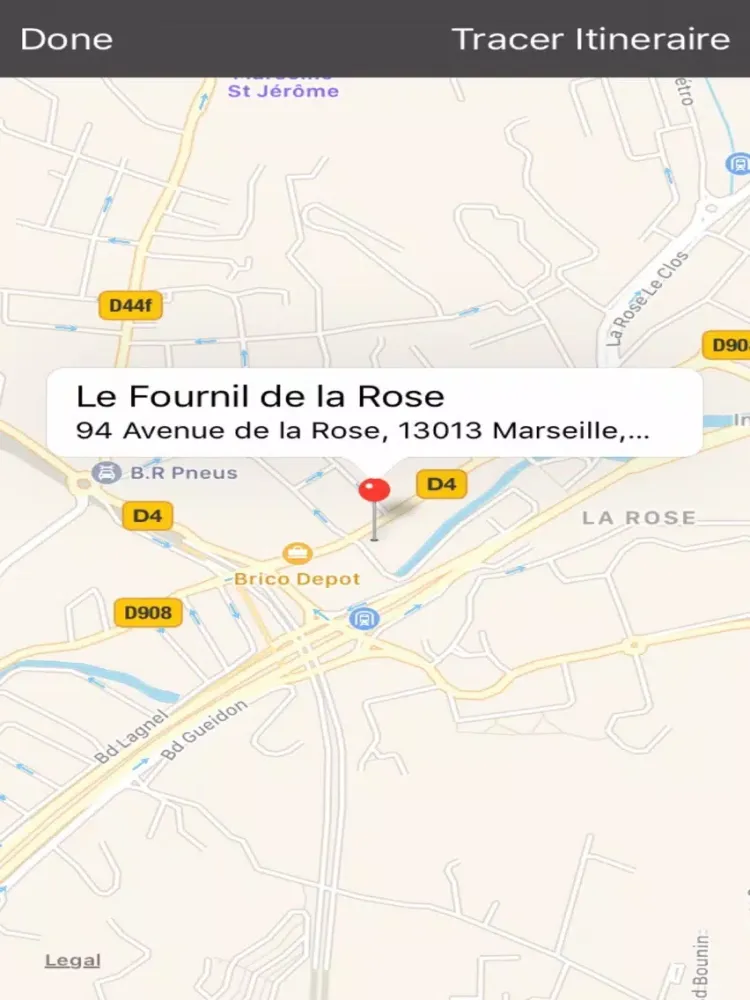 Ảnh chụp màn hình của Le Fournil de la Rose iPad 