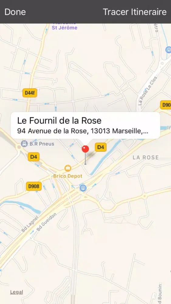 Ảnh chụp màn hình của Le Fournil de la Rose