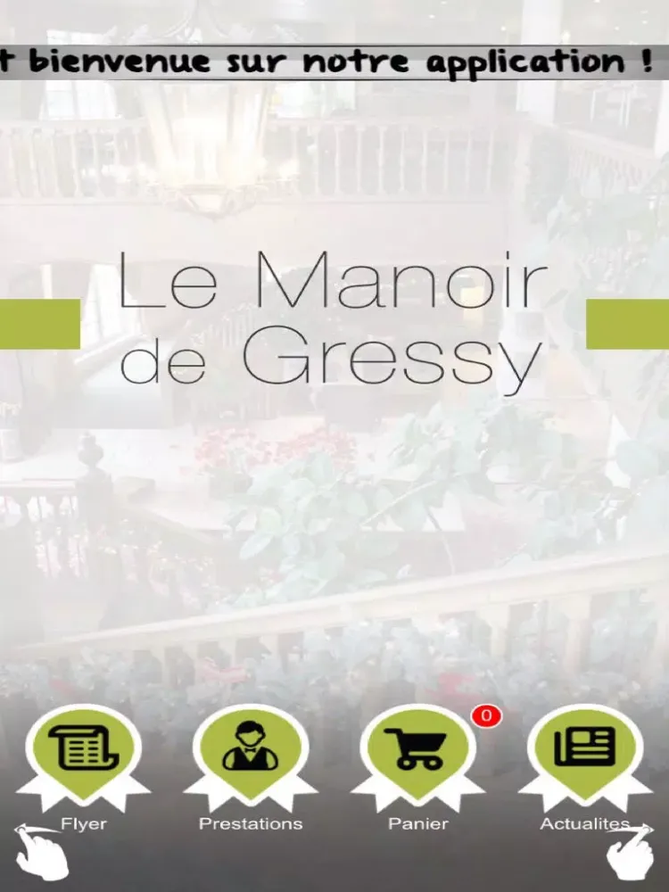 Tangkapan skrin Le Manoir de Gressy iPad 