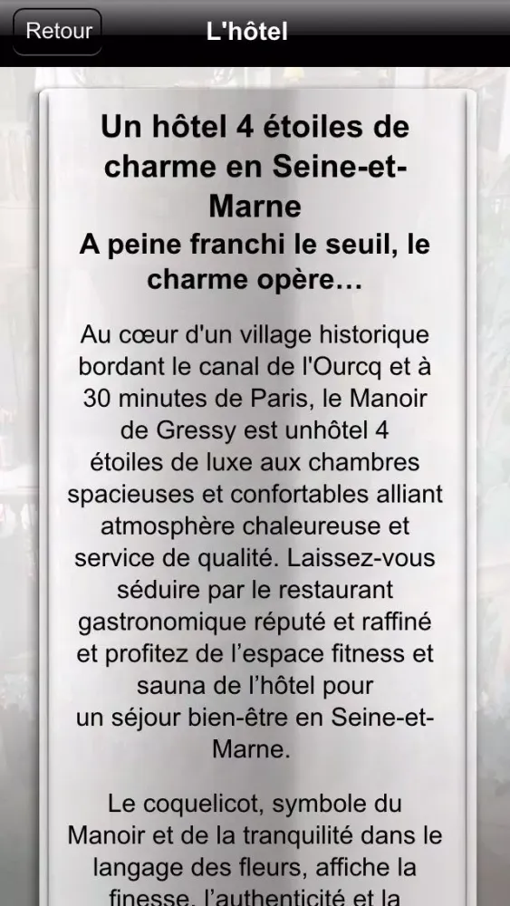Tangkapan skrin Le Manoir de Gressy