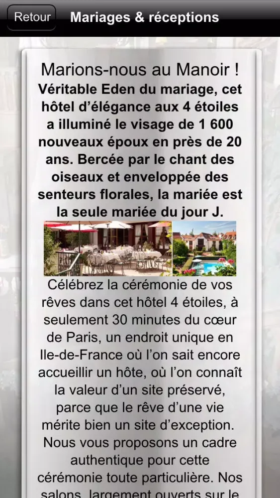 Tangkapan skrin Le Manoir de Gressy