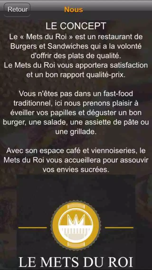 Le Mets du Roi スクリーンショット
