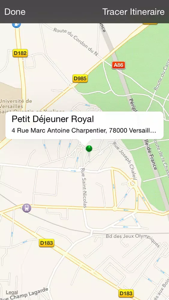 Ảnh chụp màn hình của Petit Déjeuner Royal