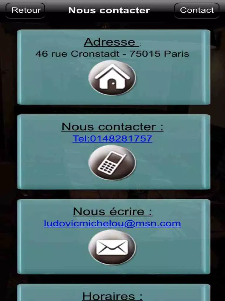 Restaurant Le Petit Gorille iPad  Screenshots