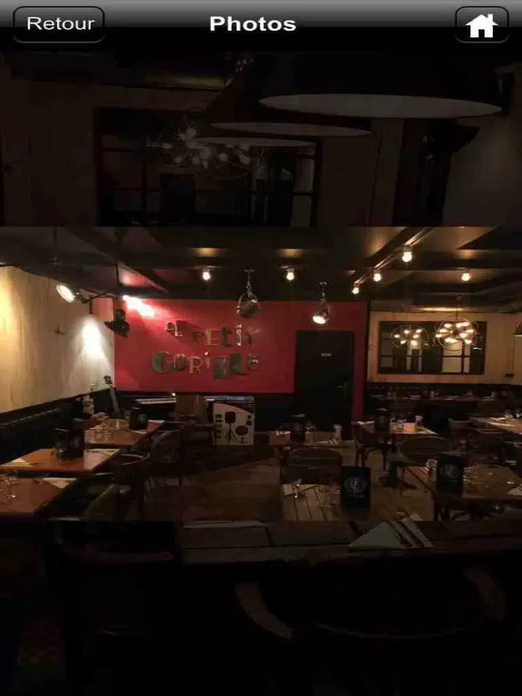 Restaurant Le Petit Gorille iPad  Screenshots