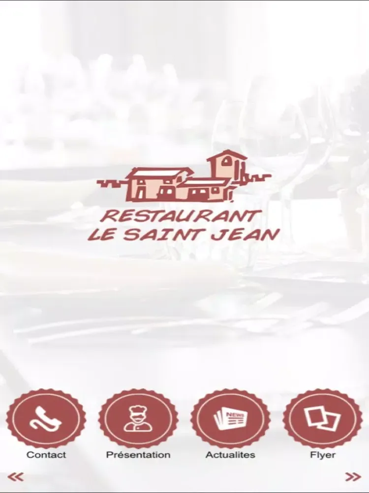 ภาพหน้าจอของ Restaurant Le Saint Jean iPad 