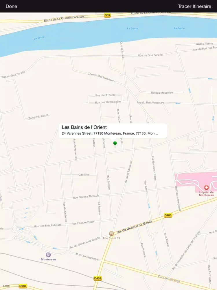 Les Bains de l'Orient iPad  Screenshots
