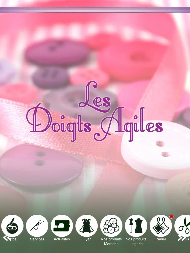 Les Doigts Agiles Mercerie iPad  Screenshots