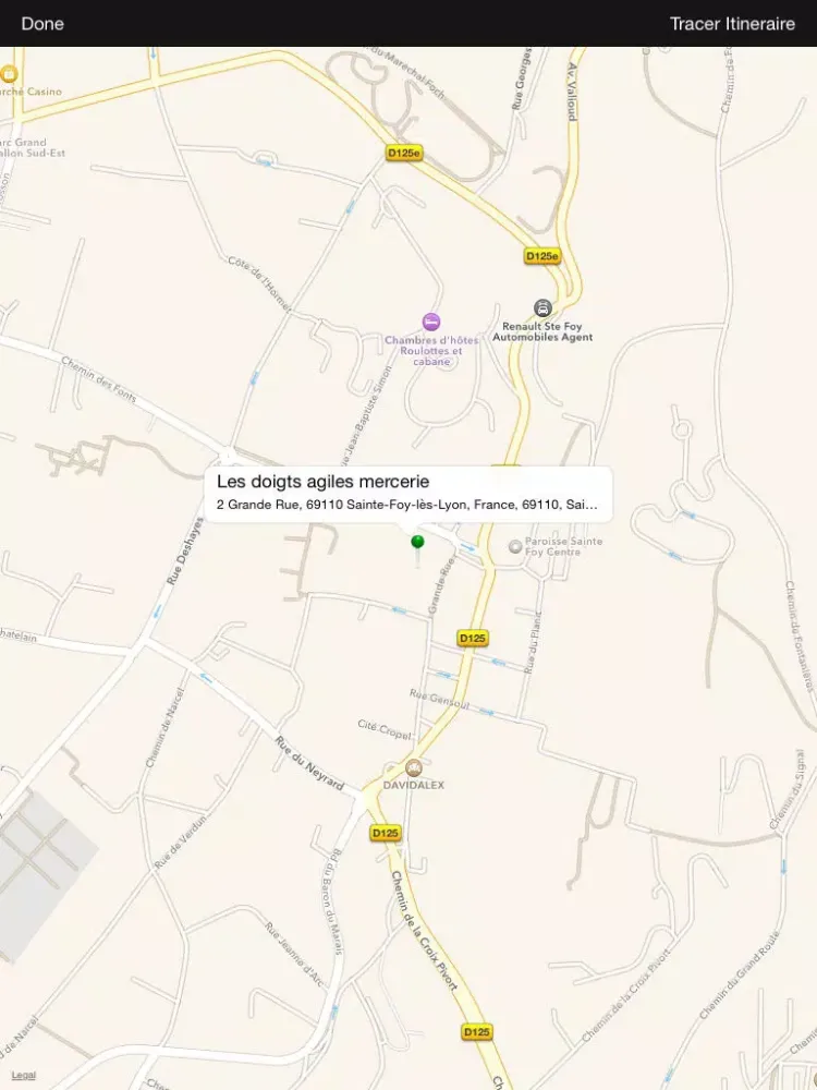 Les Doigts Agiles Mercerie iPad  스크린샷