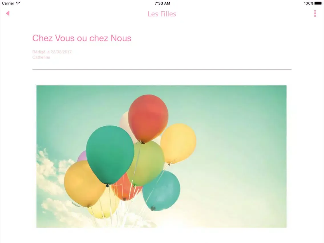 ภาพหน้าจอของ Les Filles iPad 