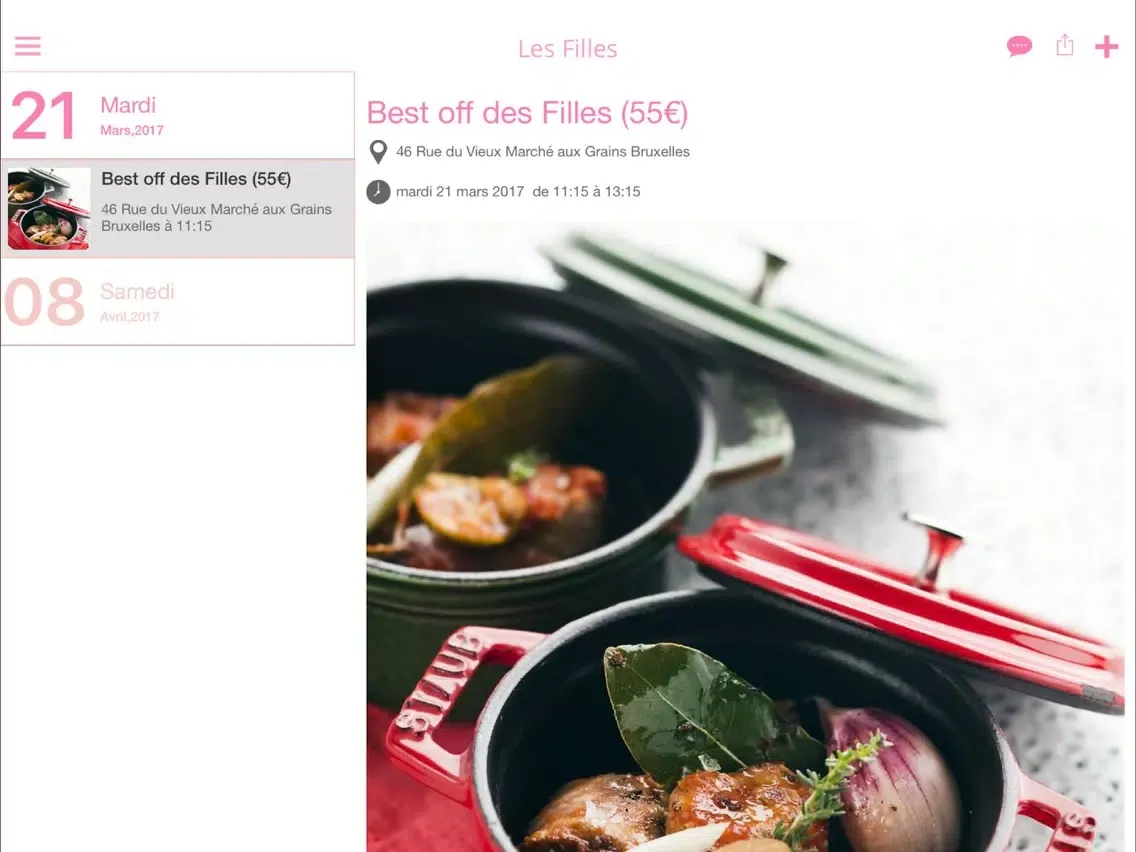 ภาพหน้าจอของ Les Filles iPad 