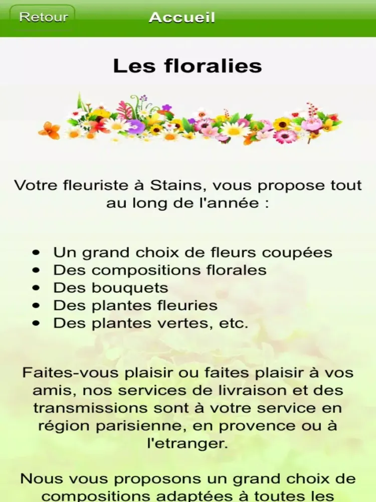 Capturas de pantalla de Les Floralies Stains iPad 