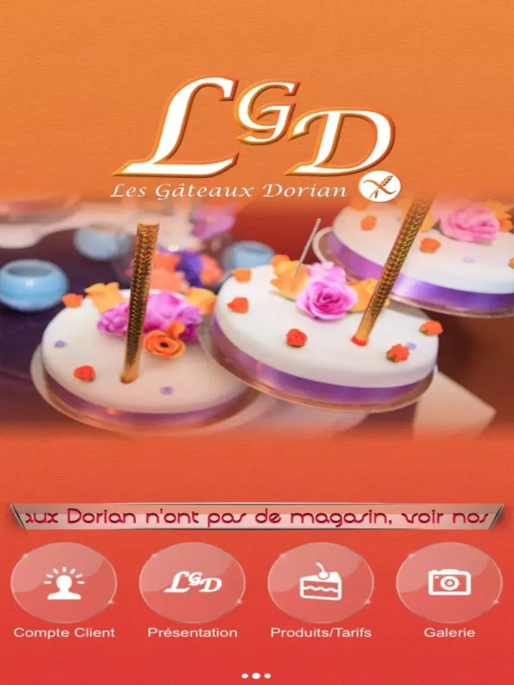 Ảnh chụp màn hình của Les Gâteaux Dorian iPad 