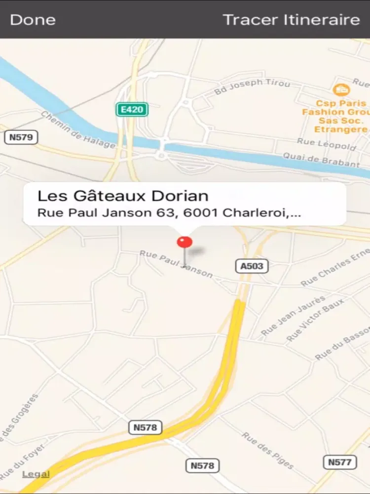 Ảnh chụp màn hình của Les Gâteaux Dorian iPad 