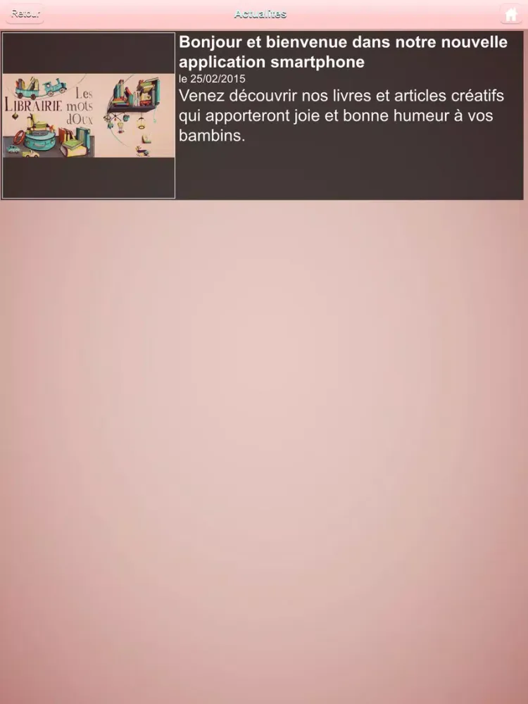 Captures d'écran de Les mots doux iPad 