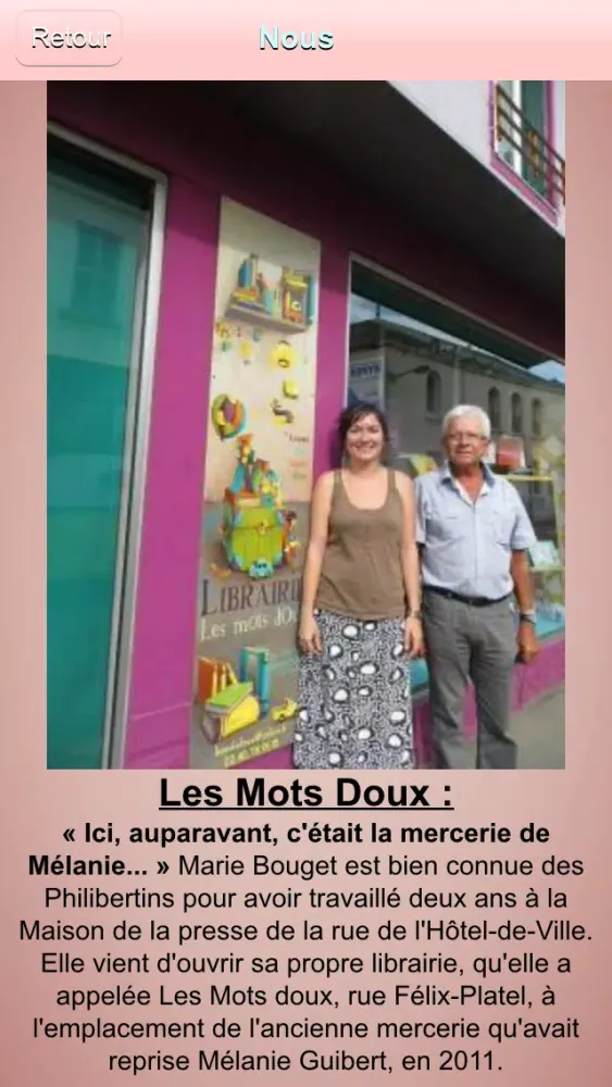 Captures d'écran de Les mots doux