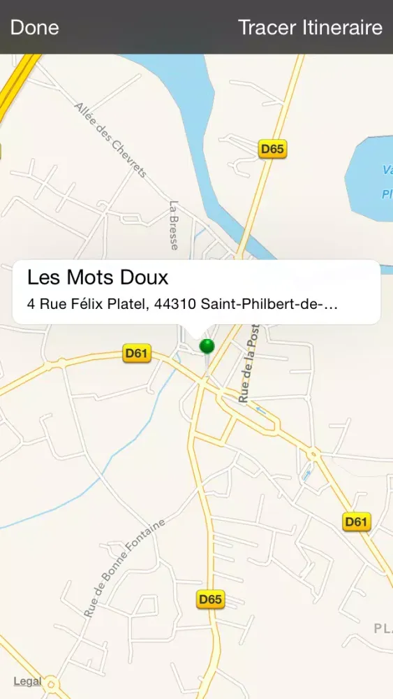 Captures d'écran de Les mots doux