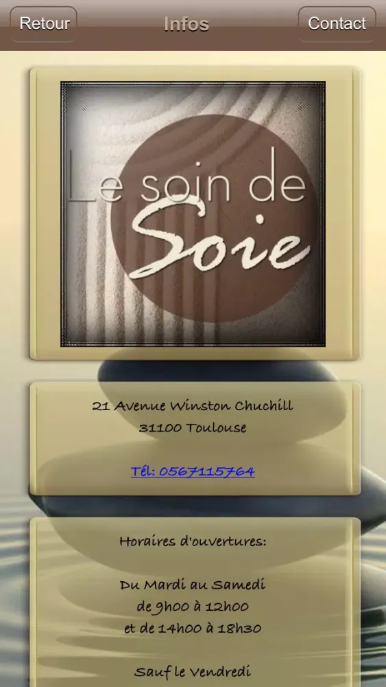 Tangkapan skrin Le Soin de Soie