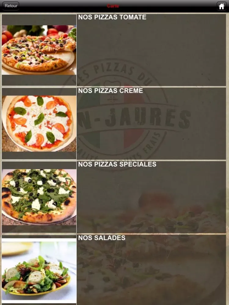 Captures d'écran de Les Pizzas du Jean-Jaurès iPad 