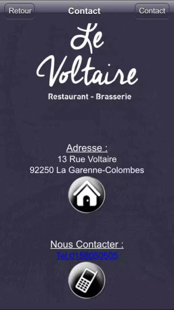 Ảnh chụp màn hình của Le Voltaire