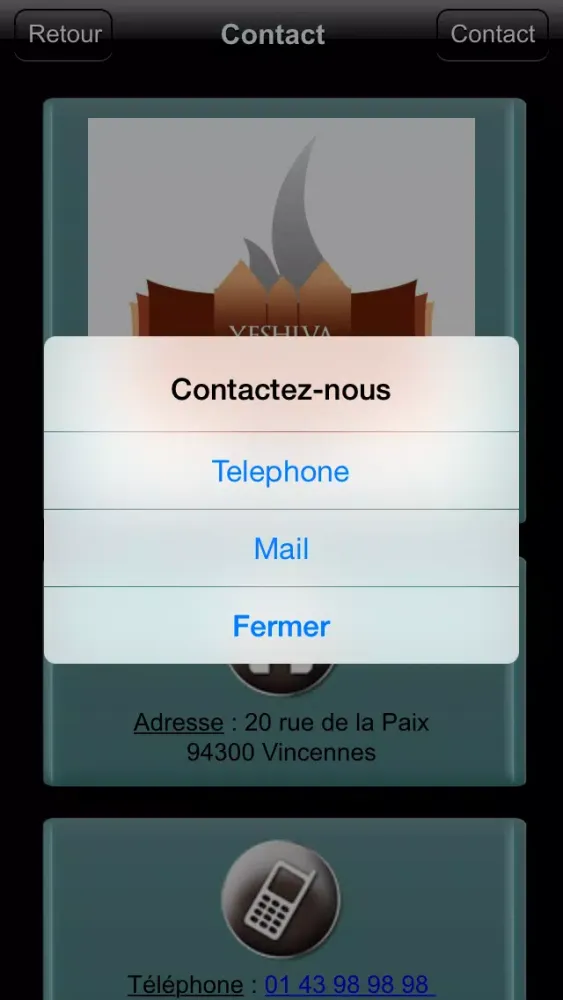 Capturas de pantalla de Loubavitch Vincennes