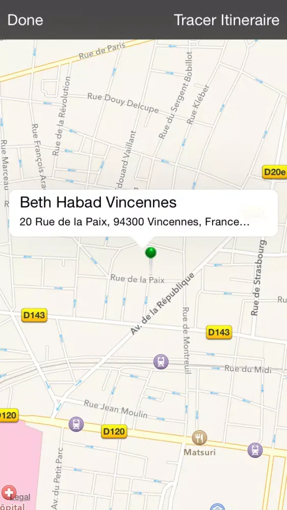 Capturas de pantalla de Loubavitch Vincennes