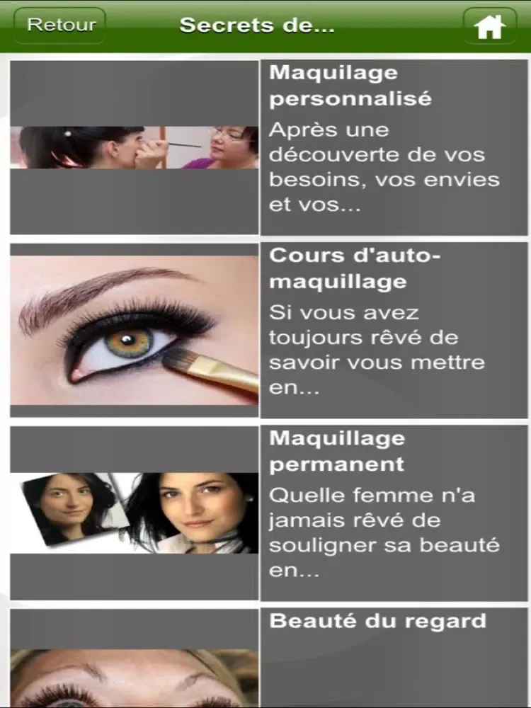 Manali Beauté Secret De Maquillage iPad  স্ক্রিনশট