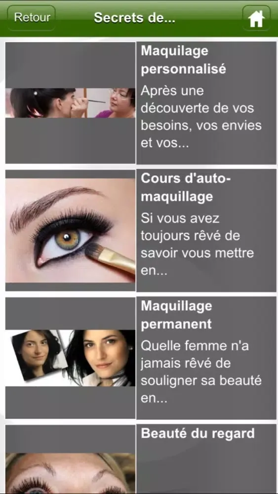 Manali Beauté Secret De Maquillage স্ক্রিনশট