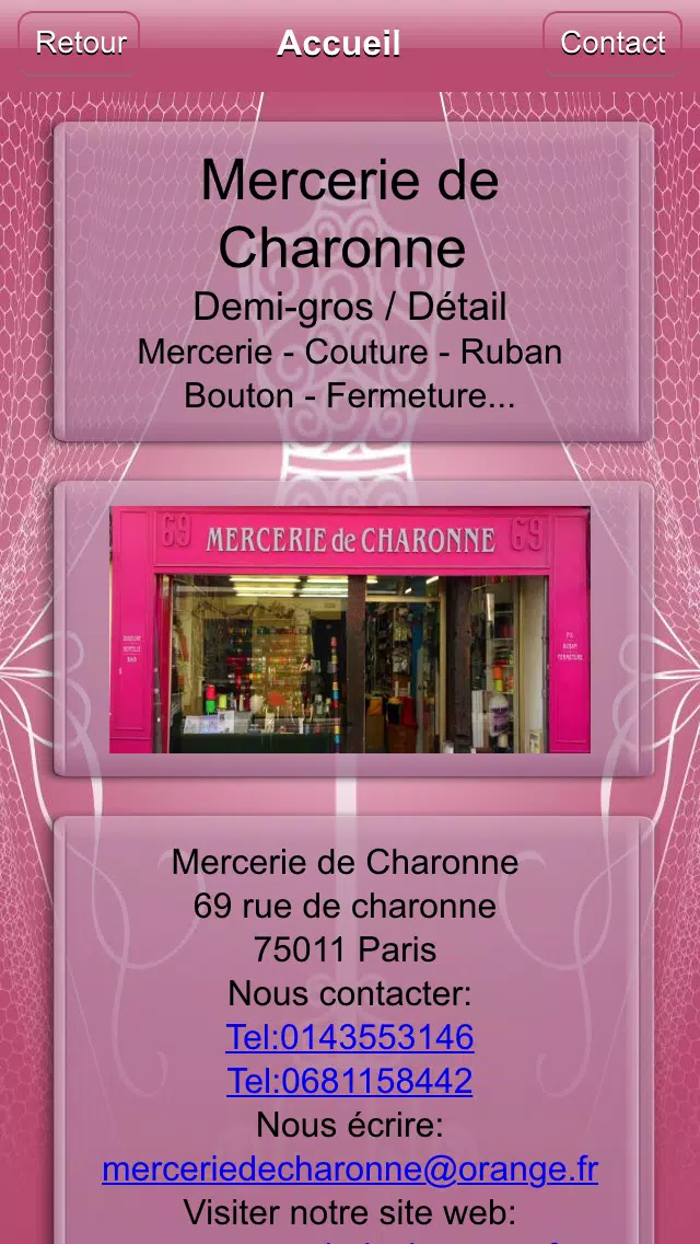 Tangkapan skrin Mercerie de Charonne