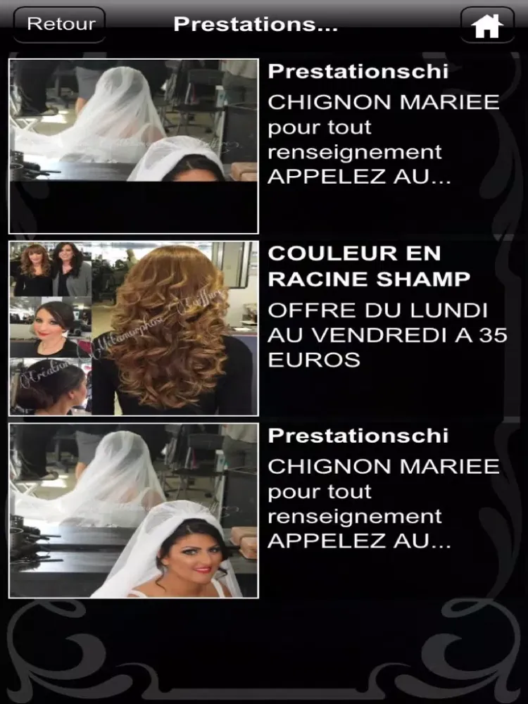 صور Métamorphose coiffure Sarcelles iPad 