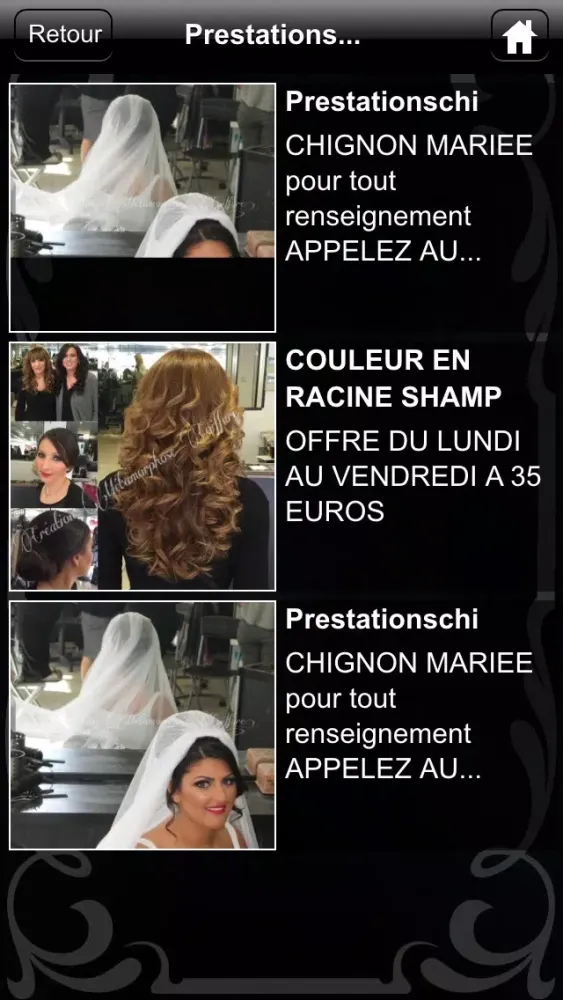 صور Métamorphose coiffure Sarcelles