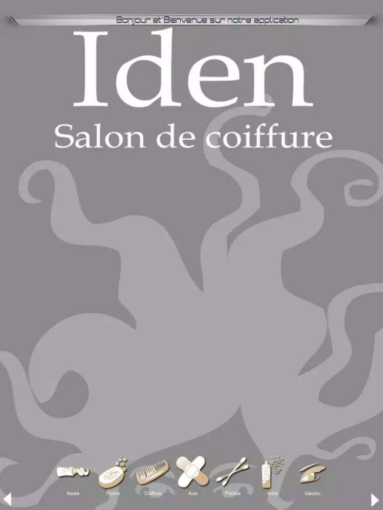 Iden Coiffure iPad 應用截圖