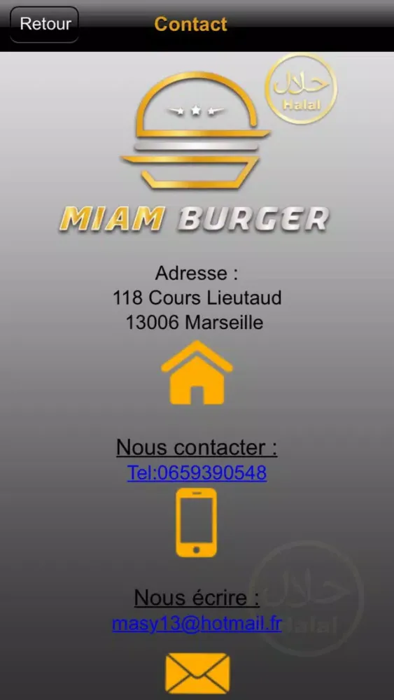 Miam Burger Marseille应用截图