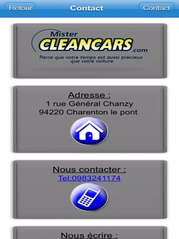 Mister Cleancars iPad  스크린샷