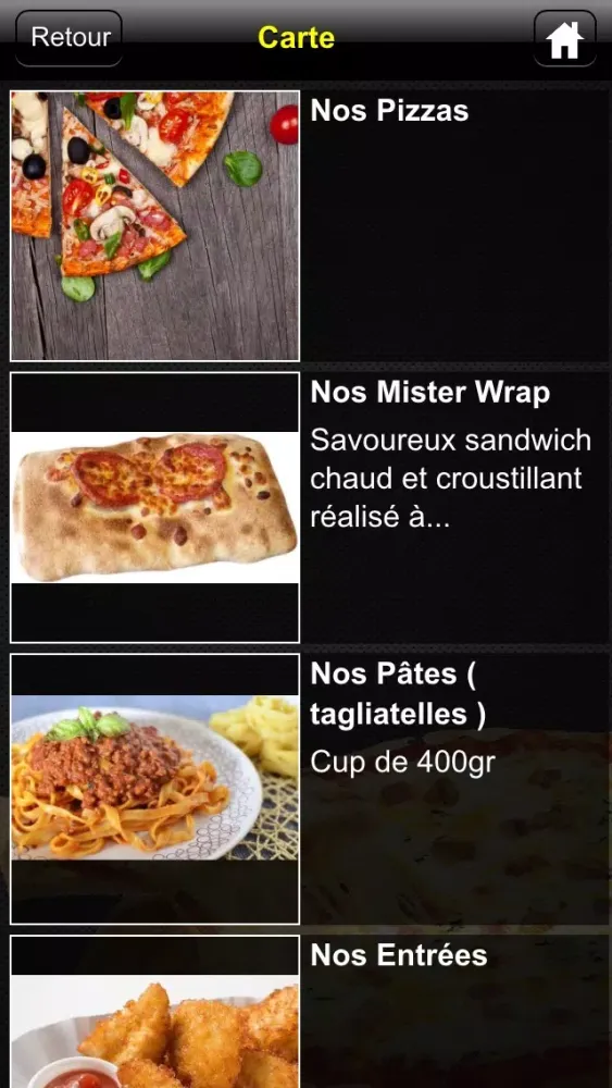 Tangkapan layar Mister Pizza Rennes