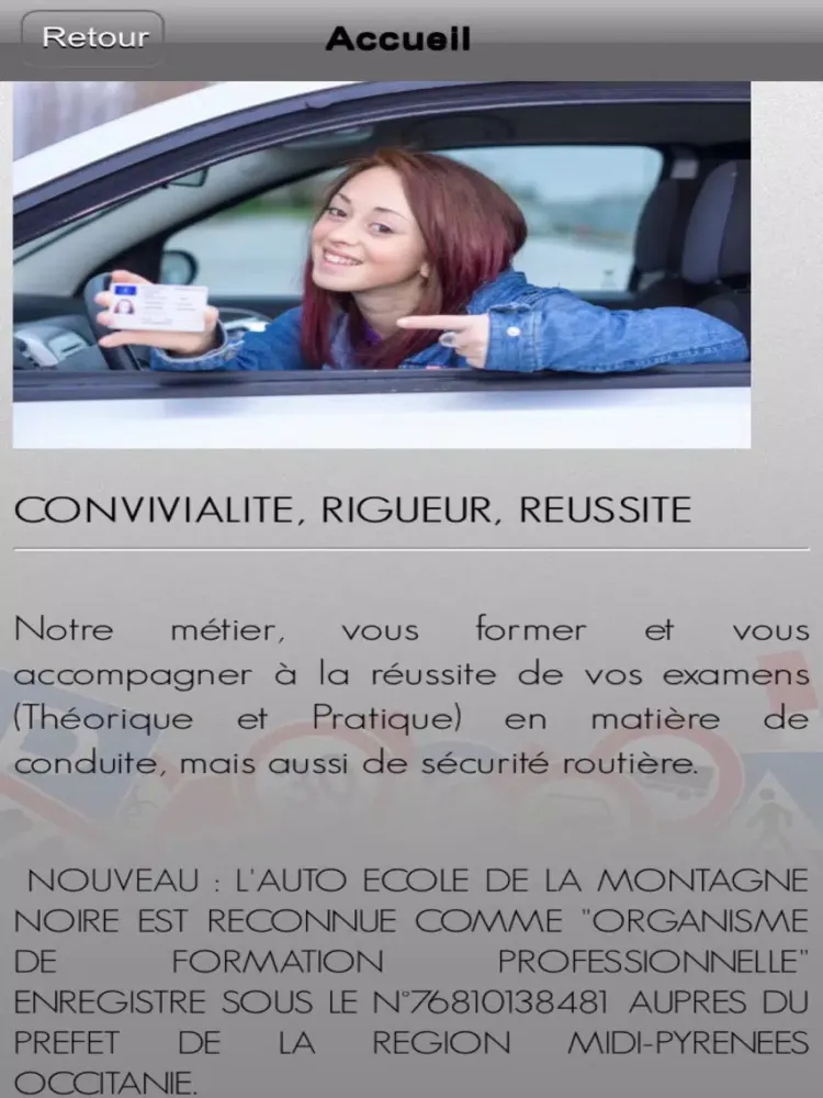 صور Auto-école de la Montagne Noire iPad 