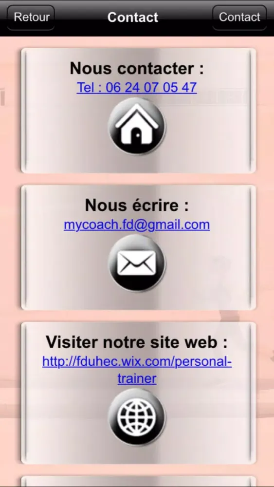 Capturas de tela do My Coach - Personal Trainer