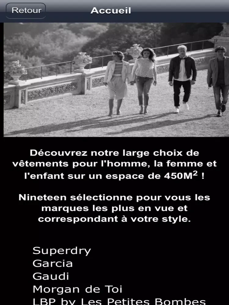 Tangkapan skrin Nineteen 19 iPad