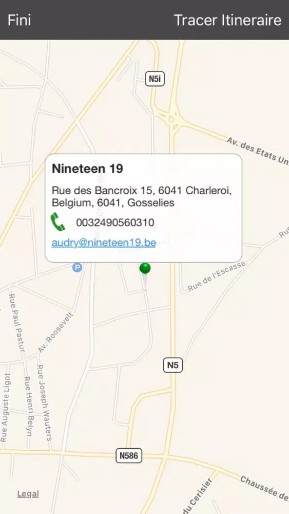 Tangkapan skrin Nineteen 19