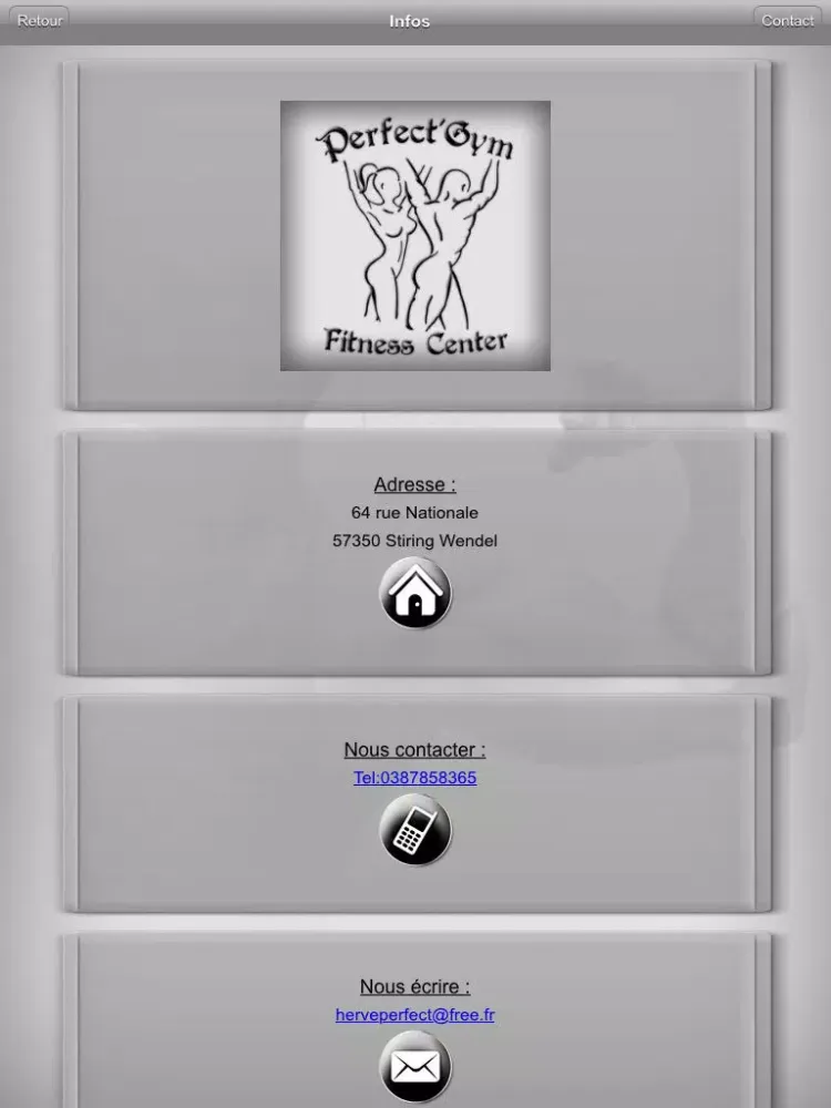 Tangkapan skrin Perfect Gym iPad 