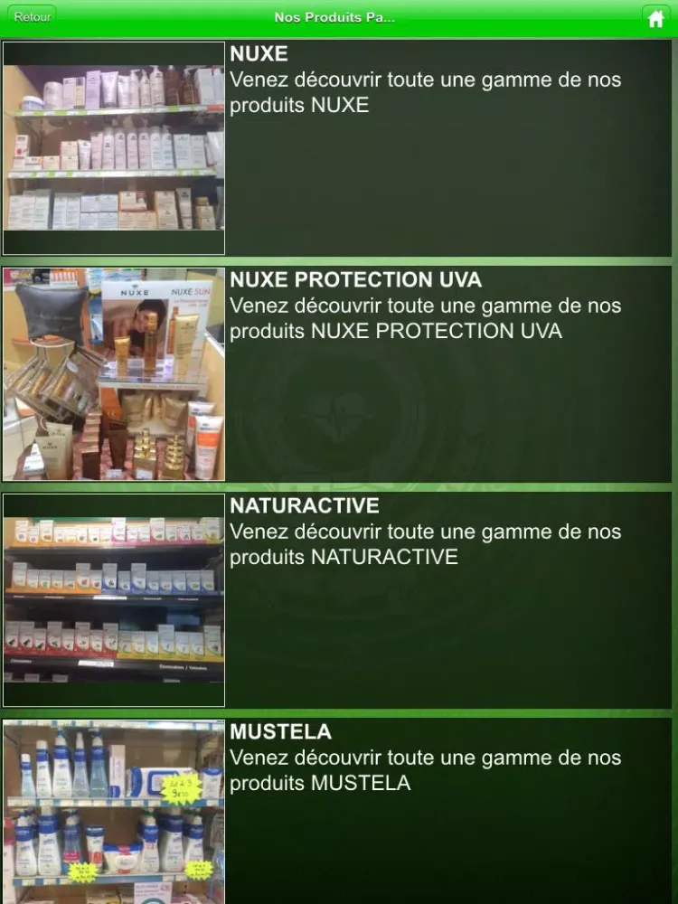 Tangkapan skrin Pharmacie de la Poste iPad 