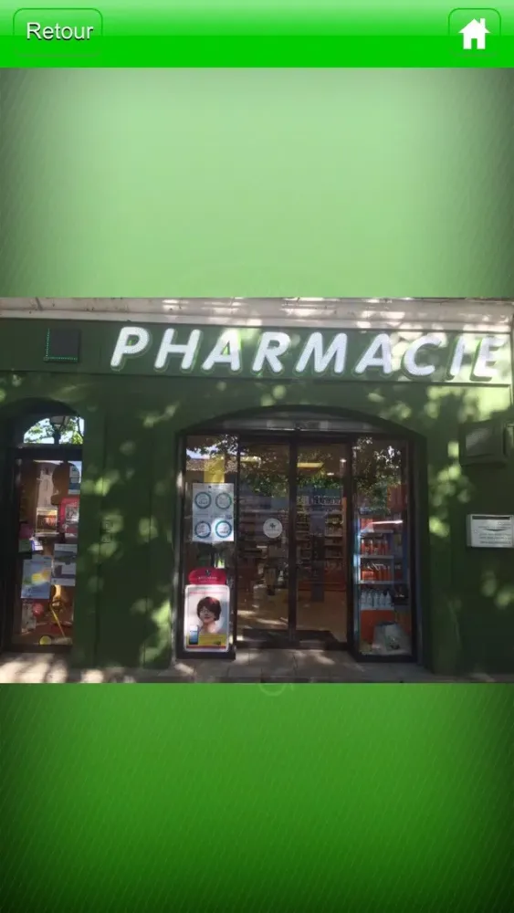 Tangkapan skrin Pharmacie de la Poste