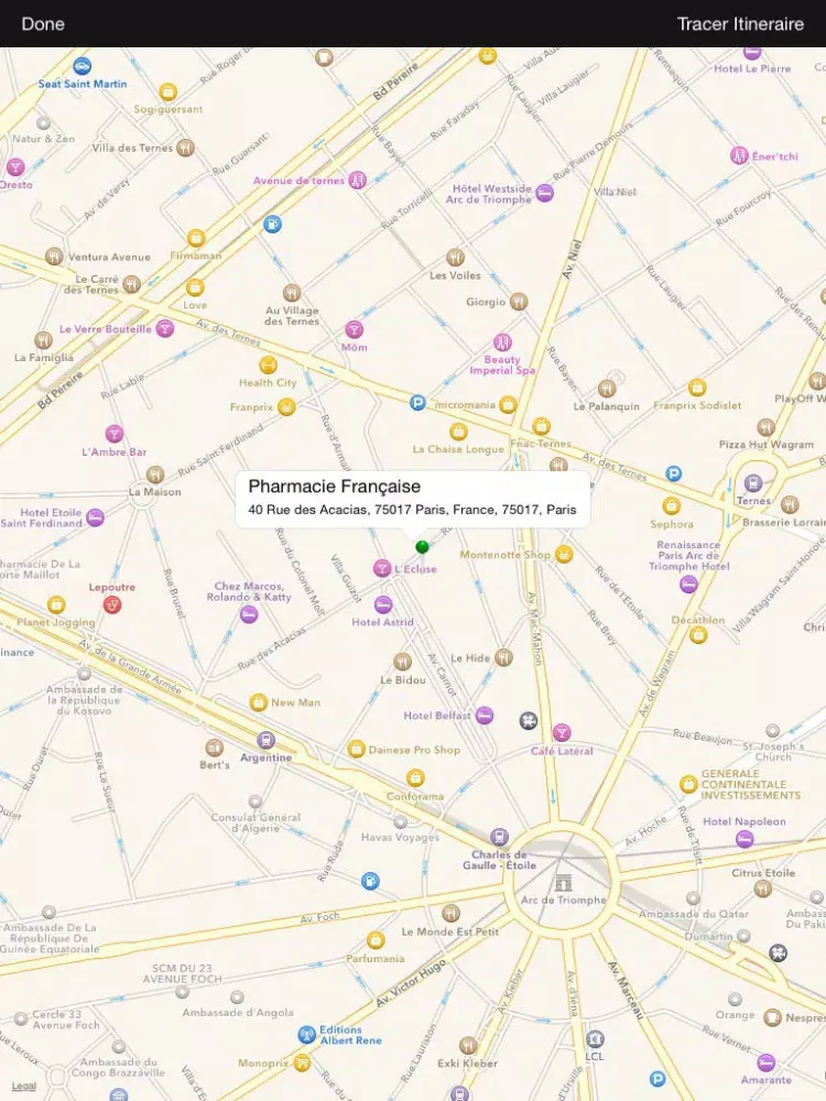 Pharmacie Francaise iPad  Screenshots