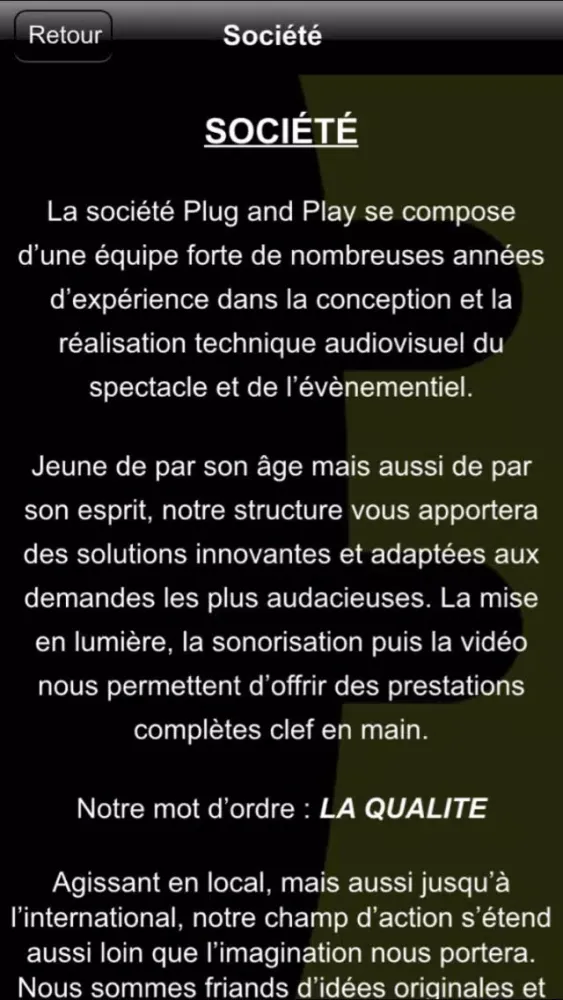 Capturas de tela do Plug & Play Event
