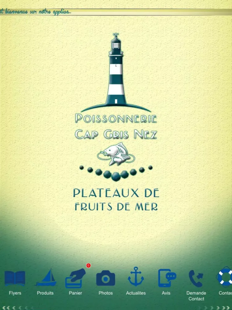 ภาพหน้าจอของ Poissonnerie Cap Gris Nez iPad 