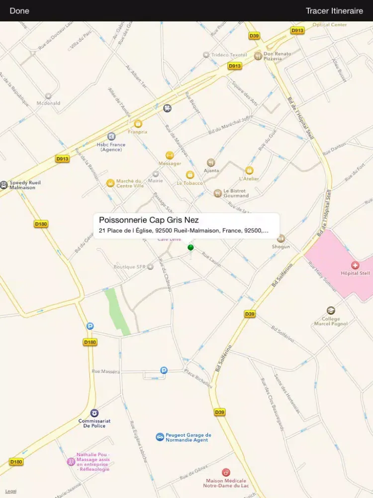 ภาพหน้าจอของ Poissonnerie Cap Gris Nez iPad 
