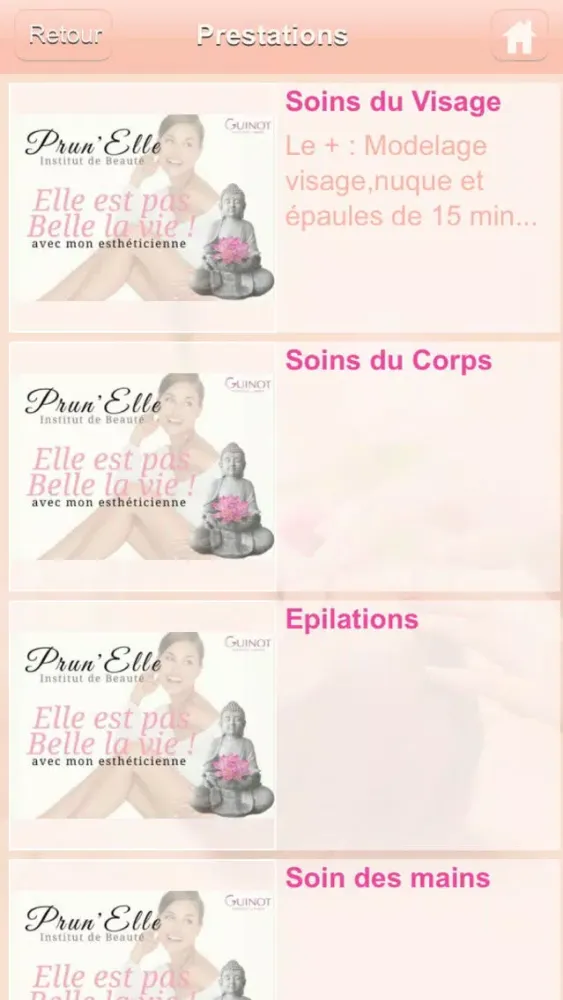 Prun'Elle Institut Screenshots