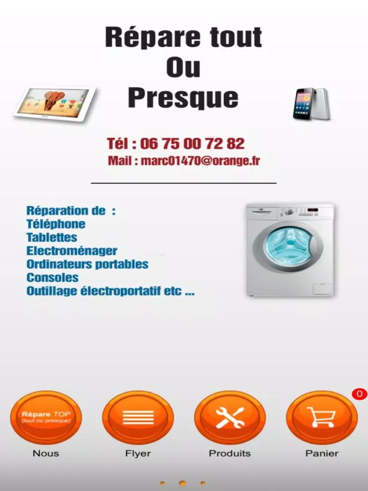 Zrzuty ekranu Répare Tout ou Presque iPad 