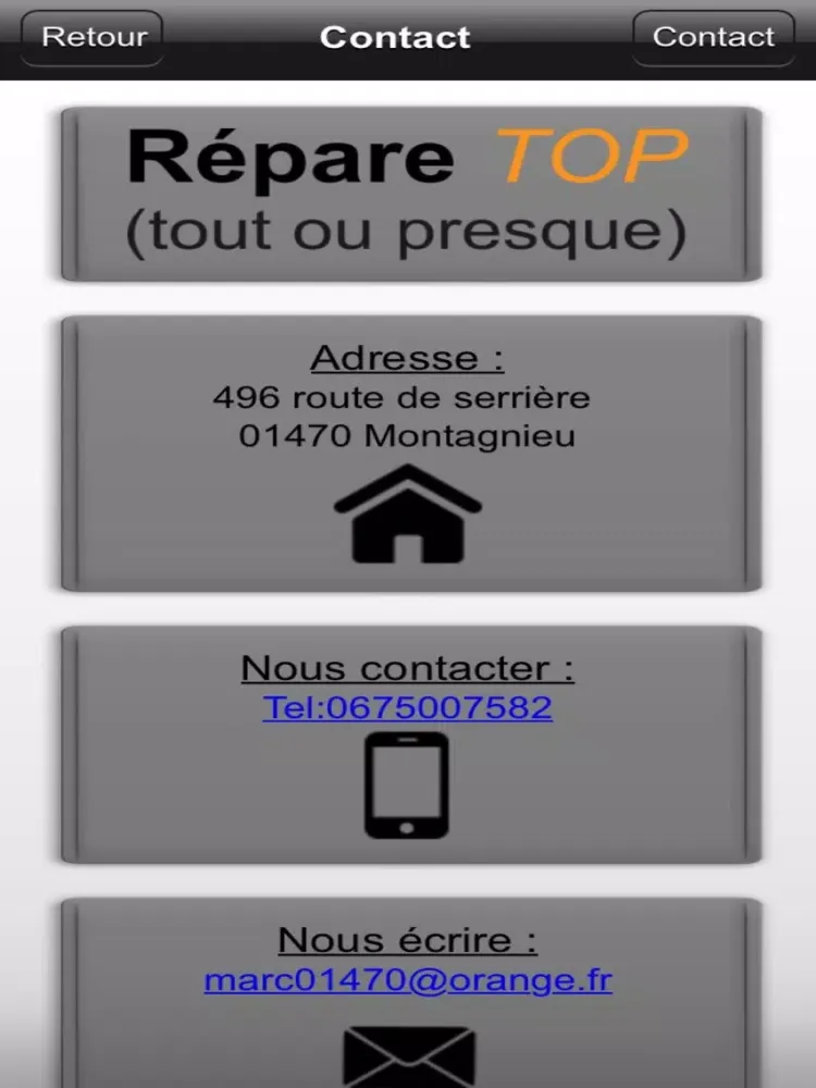Zrzuty ekranu Répare Tout ou Presque iPad 